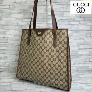 Gucci Brown Monogram Tote Bag